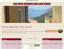Tablet Screenshot of hotelcapocasale.com